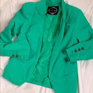 Green blazer